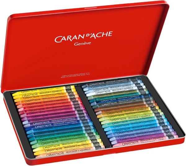 Caran d'ache wachsmalkreide neocolor ii 7500.340 40 farben ass. metallbox - Caran-dache-7500.340-7610186243400-03.jpg