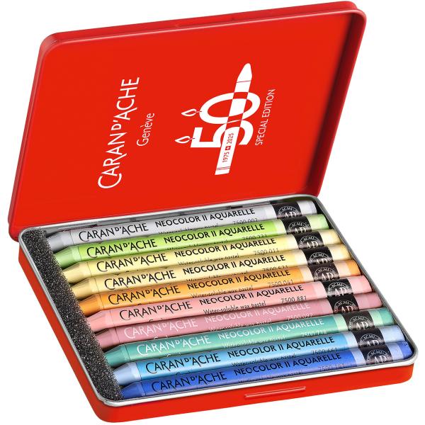 Caran d'ache wachsmalkreide neocolor ii 7500.918 50 jahre pastell 10 stück - Caran-dache-7500.918-7630002360210-03.jpg