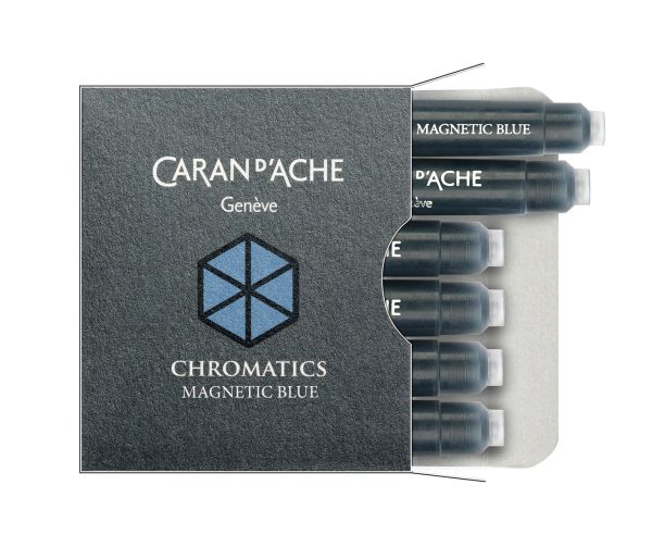 Caran d'ache tintenpatrone 8021.149 magnetic blue 6 stück - Caran-dache-8021149-7630002329897