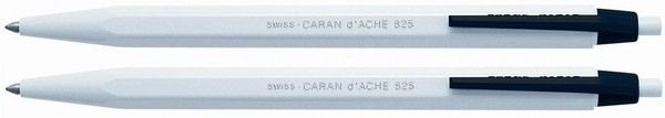 Caran d'ache kugelschreiber 825 825.109 schwarz, 2 stück blister - Caran-dache-825109-7610186621093