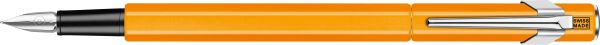 Caran d'ache füllfederhalter 849 m 840.030 orange fluo lackiert - Caran-dache-840030-7630002336376