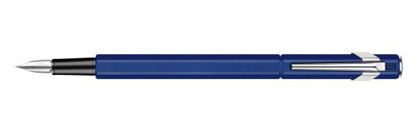 Caran d'ache füllfederhalter 849 f 841.159 saphirblau lackiert - Caran-dache-841159-7630002336444