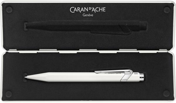 Caran d'ache roller 849 0.7mm 846.502 weiss, mit metalletui - Caran-dache-846.502-7630002346252-02.jpg