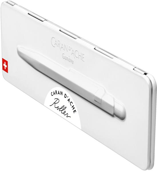 Caran d'ache roller 849 0.7mm 846.502 weiss, mit metalletui - Caran-dache-846.502-7630002346252-04.jpg
