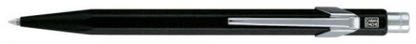 Caran d'ache kugelschreiber 849 metall 849.028 schwarz,refill,schrift schwarz - Caran-dache-849028-7610186029066