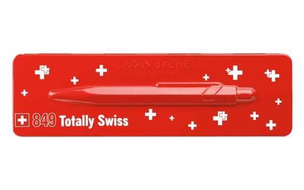 Caran d'ache kugelschreiber totally swiss 849.053 rot/weiss, mit metalletui - Caran-dache-849.053-7630002305808-02.jpg