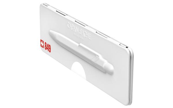 Caran d'ache kugelschreiber 849 pop line 849.502 weiss matt, mit metalletui - Caran-dache-849.502-7630002316767-03.jpg