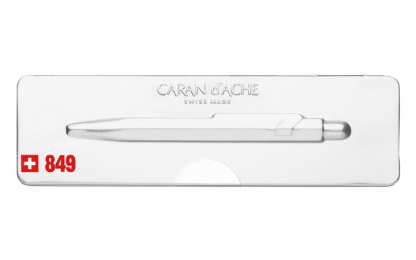 Caran d'ache kugelschreiber 849 pop line 849.502 weiss matt, mit metalletui - Caran-dache-849.502-7630002316767-04.jpg