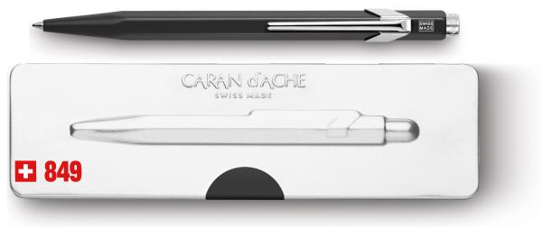 Caran d'ache kugelschreiber 849 pop line 849.509 schwarz matt, mit metalletui - Caran-dache-849.509-7630002316774-05.jpg