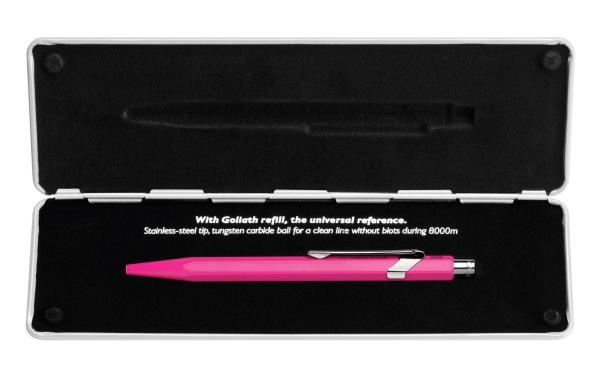 Caran d'ache kugelschreiber 849 pop line 849.590 rosa, mit metalletui - Caran-dache-849.590-7630002316798-03.jpg