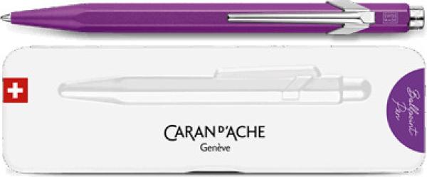 Caran d'ache kugelschreiber 849 colormat-x 849.605 violet, slimpack - Caran-dache-849.605-7630002352048-04.jpg