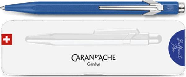 Caran d'ache kugelschreiber 849 colormat-x 849.635 blau, slimpack - Caran-dache-849.635-7630002351829-04.jpg