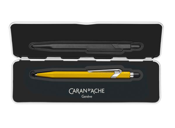 Caran d'ache kugelschreiber 849 colormat-x 849.743 gelb, slimpack - Caran-dache-849.743-7630002352000-03.jpg