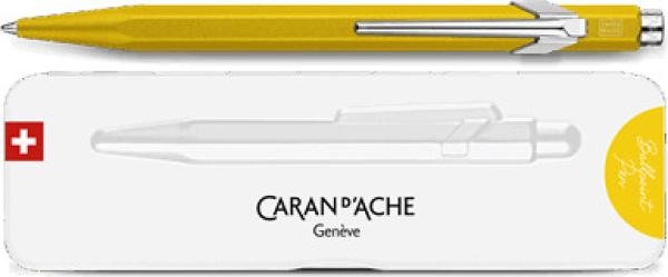 Caran d'ache kugelschreiber 849 colormat-x 849.743 gelb, slimpack - Caran-dache-849.743-7630002352000-04.jpg