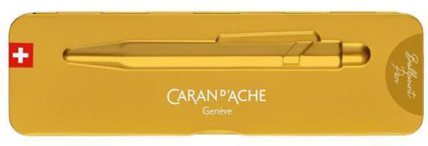 Caran d'ache kugelschreiber 849 goldbar 849.999 gold, mit metalletui - Caran-dache-849.999-7630002316828-03.jpg