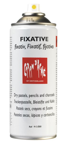 Caran d'ache farbstifte fixativ pastel 913.000 400ml kohle trocken - Caran-dache-913000-7610186000980