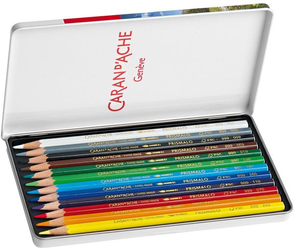 Caran d'ache farbstifte prismalo 3mm 999.312 ass. in metallsch. 12 stück - Caran-dache-999.312-7610186013126-03.jpg