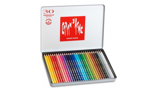 Caran d'ache farbstifte prismalo 3mm 999.330 ass. in metallsch. 30 stück - Caran-dache-999.330-7610186013300-02.jpg