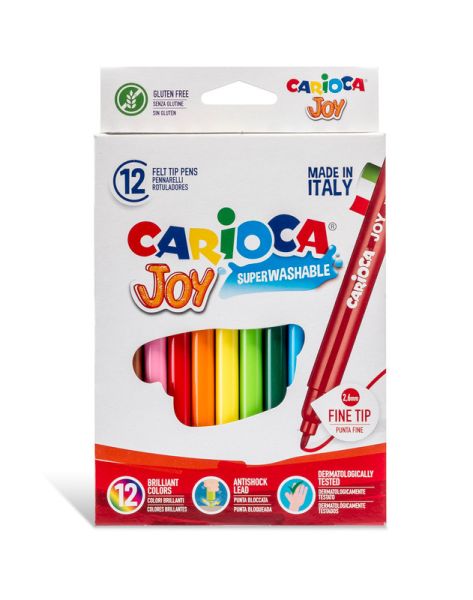 Carioca fasermaler joy 2,6mm 40614 12 stück - Carioca-40614-8003511406141