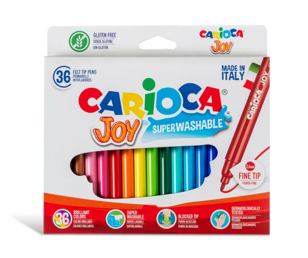 Carioca fasermaler joy 2,6mm 40616 36 stück - Carioca-40616-8003511406165
