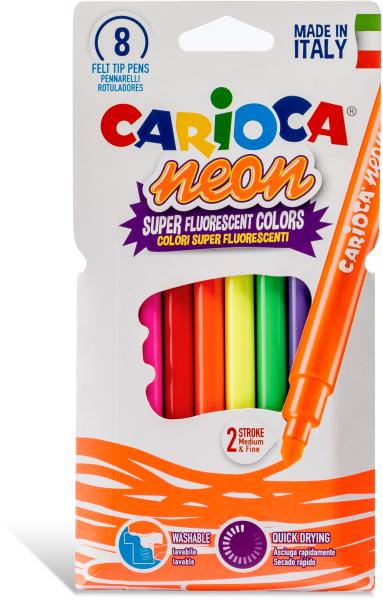 Carioca fasermaler 42785 neon e-8 - Carioca-42785-8003511427856