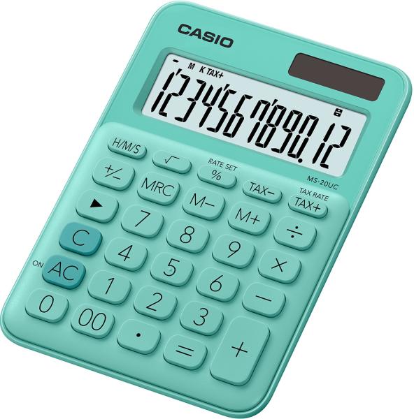 Casio mini taschenrechner ms-20uc-gn-s 12-stellig grün - Casio-ms-20uc-gn-s-4549526700040-02.jpg