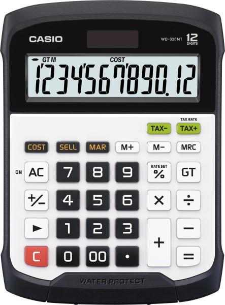 Casio tischrechner wd-320mt anzeigend - Casio-wd-320mt-4549526612657