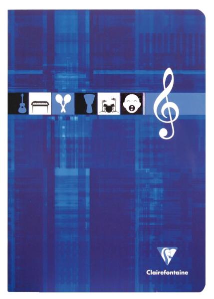 Clairefontaine musikheft a4 3114 weiss 24 blatt - Clairefontaine-3114-3329680311402