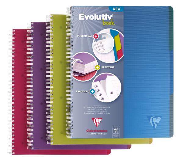 Clairefontaine linicolor heft a4+ 329155 5mm 120 blatt - Clairefontaine-329155-3329683291558