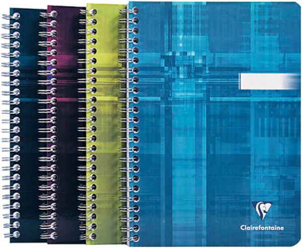 Clairefontaine spiralheft ass. a5 8532 5mm 50 blatt - Clairefontaine-8532-3329680853209
