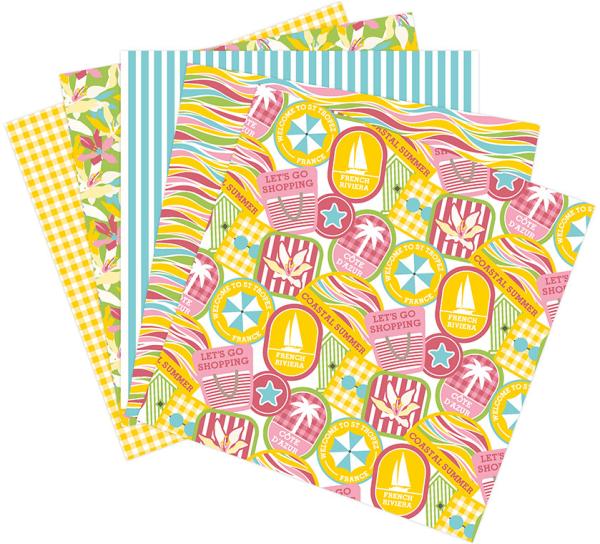 Clairefontaine schneidepapier 30.5x30.5cm 95740c bedruckt, 200g 5 blatt - Clairefontaine-95740c-3329680957402-02.jpg