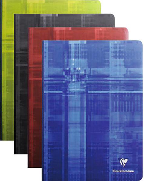 Clairefontaine dos toile heft 17x22cm 9742 5mm 96 blatt - Clairefontaine-9742-3329680974201