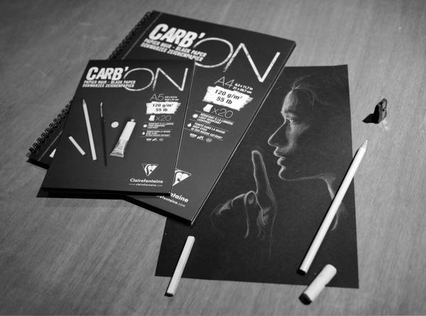 Clairefontaine cary'on a4 975039c schwarz 20 blatt - Clairefontaine-975039c-3329689750394-02.jpg