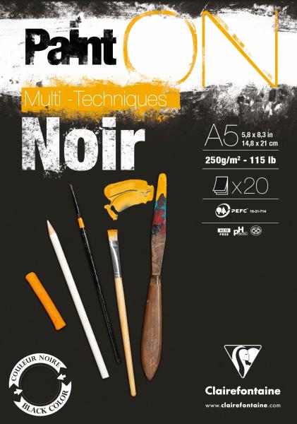 Clairefontaine paint'on a5 975168c schwarz 20 blatt - Clairefontaine-975168c-3329689751681-02.jpg