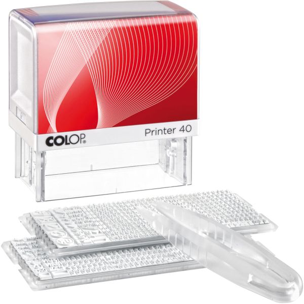 Colop mehrtextstempel 40/2-set 5 zeilen 59x23mm - Colop-40-2-set-9004362393597