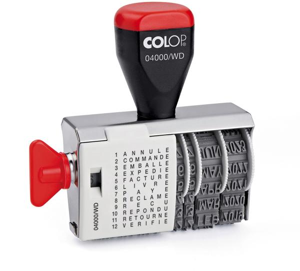 Colop mehrtextstempel 4000wd/f 12 texte f - Colop-4000wd-f-9004362373643