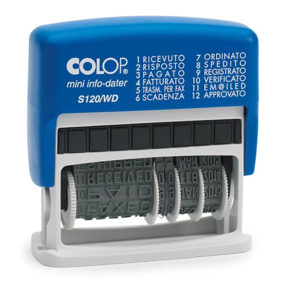 Colop mehrtextstempel 41x4mm s 120wd d07 12 texte italienisch - Colop-s-120wd-d07-9004362356202