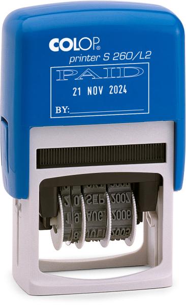 Colop datumstempel pagato i s260l2/i 24x45mm - Colop-s260l2-i-9004362344858