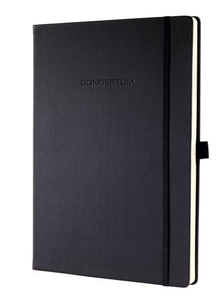 Conceptum notizbuch a4 co112 liniert, 80g, 194 bl. schwarz - Conceptum-co112-4004360900990