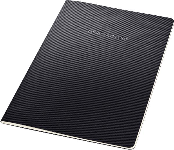 Conceptum notizheft softc. a4 co860 softw-oberfläche,black,kar, - Conceptum-co860-4004360832284