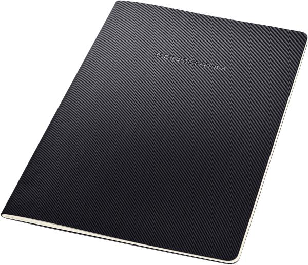 Conceptum notizheft softc. a4 co861 softw-oberfläche,black,lin, - Conceptum-co861-4004360831089
