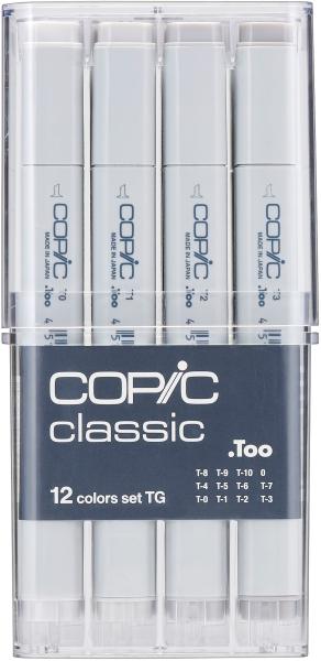 Copic marker classic 20075153 grau-set tg, 12 stück - Copic-20075153-4511338063330