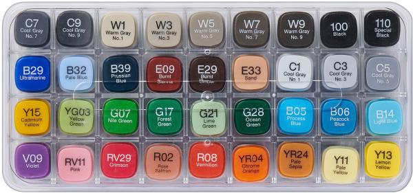 Copic marker classic 20075158 basis-set, 36 stück - Copic-20075158-4511338063361-03.jpg