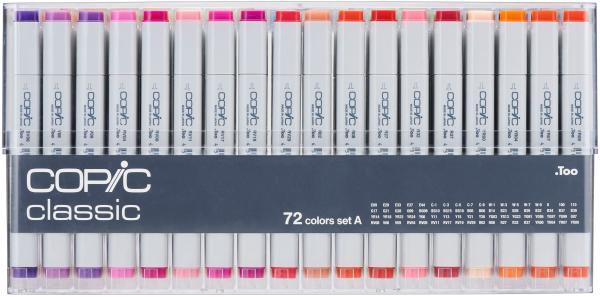 Copic marker classic 20075160 set a, 72 stück - Copic-20075160-4511338063378