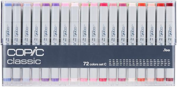Copic marker classic 20075162 set c, 72 stück - Copic-20075162-4511338063392