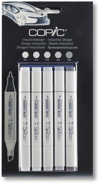 Copic marker classic 20075566 grau industriedesign, 5 stück - Copic-20075566-4013695262482