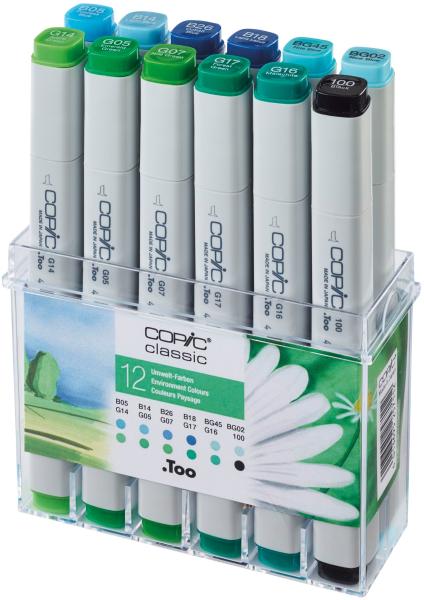 Copic marker classic 20075703 umwelt-farben, 12 stück - Copic-20075703-4013695257112