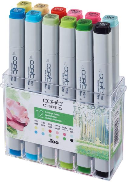 Copic marker classic 20075706 frühlings-farben, 12 stück - Copic-20075706-4013695257143