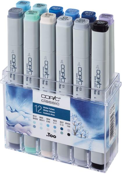 Copic marker classic 20075709 winter-farben, 12 stück - Copic-20075709-4013695257174
