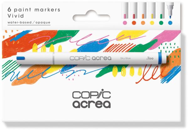 Copic marker acrea set vivid 20077601 6 farben - Copic-20077601-4511338064665